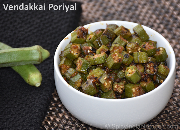 Read more about the article Vendakkai Poriyal | Okra Stir fry | Bhindi Fry | Ladys Finger Fry