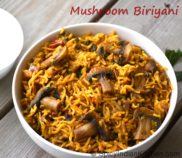 Read more about the article Mushroom Biriyani | Kalaan Biriyani | How to make mushroom biriyani