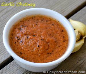 Read more about the article Garlic chutney | Poondu chutney | how to make garlic chutney