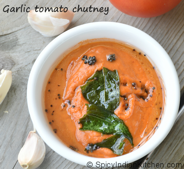 Read more about the article Garlic tomato chutney | Poondu thakkali chutney | Garlic chutney | Chutney for idli and dosa