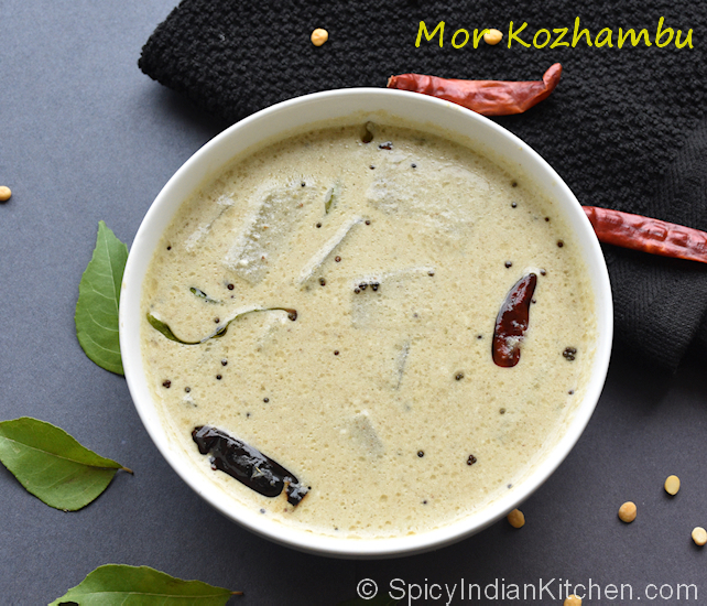 Read more about the article Mor kuzhambu | buttermilk curry | poosanikai mor kuzhambu