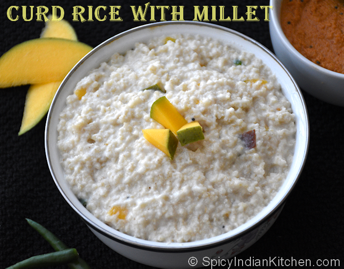 Read more about the article Millet Curd Rice/Thinai Thayir Sadam