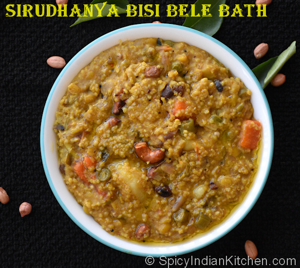Read more about the article Millet Bisi bele bath/ Thinai Bisi bele bath/ Sirudhanya Bisi bele bath
