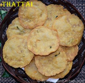 Read more about the article Thattai / How to make Thattai
