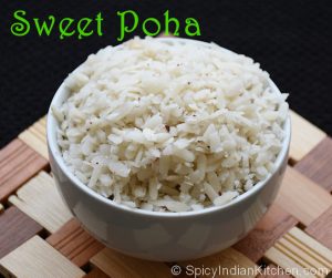 Read more about the article Sweet Poha/Sweet Poha Recipe