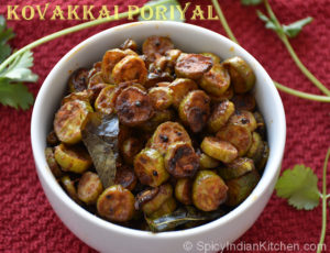 Read more about the article Kovakkai Poriyal | Tindora Stir fry | Dondakaya Fry | How to make Stir fried Tintora
