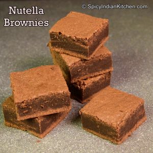 Read more about the article Nutella Brownie | Brownie recipe | Easy Brownie | Homemade brownie