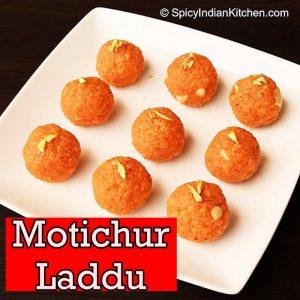 Read more about the article Motichur Laddu | Laddu | Motichur Laddu Recipe | How to make motichoor laddu