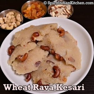 Read more about the article Wheat Rava kesari | Quick Sweet | Sheera | Sooji ka Halwa recipe