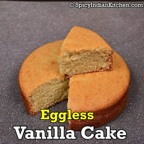 Read more about the article Eggless vanilla cake | Sponge Cake without Egg | No Egg Vanilla Sponge Cake | Vanilla Sponge Cake without Egg