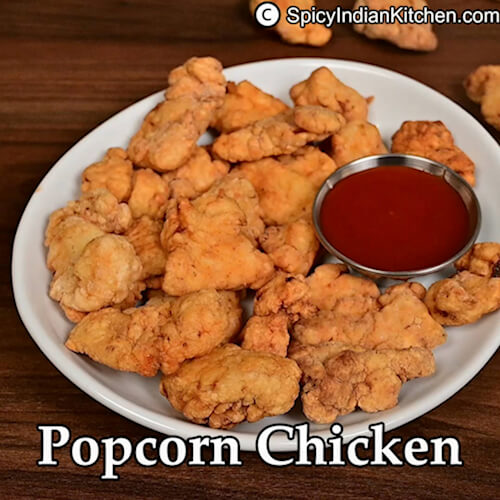 Read more about the article Popcorn Chicken | Chicken Popcorn recipe | Crunchy Chicken Fry | How to make popcorn chicken