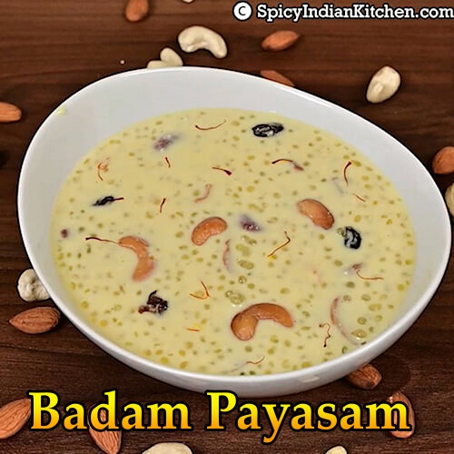 Read more about the article Badam Javvarisi Payasam  | Badam Payasam | Sago Kheer | Almond Payasam | Almond sago kheer