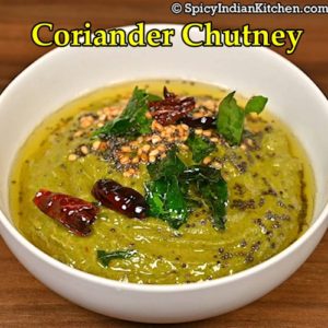 Read more about the article Coriander Chutney | Coriander Chutner for Idli-Dosa | Chutney recipe | how to make coriander chutney