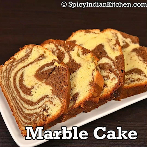 Read more about the article Marble Cake | Chocolate Vanilla Cake | Zebra Cake | Marble Cake Recipe | How to make marble cake