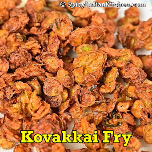 Read more about the article Kovakkai Fry  | Ivy Gourd Fry | Crispy Kovakkai Fry | Dondakaya Fry | Crispy Snack | Side Dish
