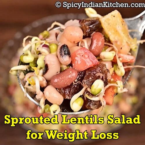 Read more about the article Sprouted Green gram Salad | Sprouted Beans Salad | Beans Sprout Salad for weightloss
