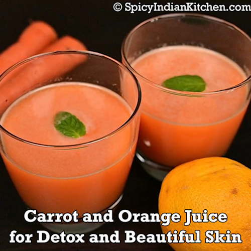 Read more about the article Carrot Orange Detox Juice for Weight loss and Beautiful Skin | Detox Drink | Carrot and Orange juice
